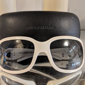 White Dolce & Gabbana sunglasses